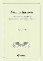 Decapitacions-Música vocal (publicación en papel)-Partituras Intermedio