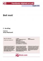 Bell matí-Esplai XXI (peces soltes en pdf)-Scores Elementary