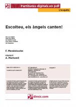 Escolteu, els àngels canten!-L'Esquitx (piezas sueltas en pdf)-Escuelas de Música i Conservatorios Grado Elemental-Partituras Básico