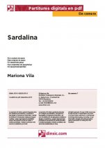 Sardalina-Da Camera (peces soltes en pdf)-Partitures Bàsic