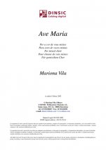 Ave Maria-Música vocal (publicación en pdf)-Partituras Intermedio