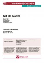 Nit de Nadal-Quaderns de cançó (peces soltes en pdf)-Music Schools and Conservatoires Intermediate Level-Music Schools and Conservatoires Advanced Level-Scores Advanced-Scores Intermediate