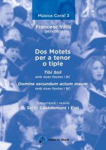 Dos motets per a tenor o tiple-Choral Music (Notes in Cloud)-Music Schools and Conservatoires Advanced Level-Scores Advanced
