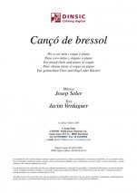 Cançó de bressol-Música vocal (digital PDF copy)-Scores Intermediate