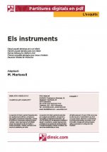 Els instruments-L'Esquitx (separate PDF pieces)-Music Schools and Conservatoires Elementary Level-Scores Elementary