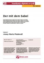 Der mit dem Sabel-Da Camera (peces soltes en pdf)-Escoles de Música i Conservatoris Grau Elemental-Partitures Bàsic
