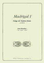 Madrigal I. Goigs de Nostra Dona-Música vocal (publicación en papel)-Partituras Intermedio