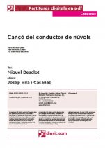Cançó del conductor de núvols-Cançoner (canciones sueltas en pdf)-Partituras Básico