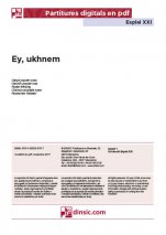 Ey, ukhnem-Esplai XXI (peces soltes en pdf)-Scores Elementary