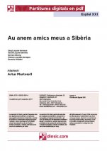 Au anem amics meus a Sibèria-Esplai XXI (peces soltes en pdf)-Partitures Bàsic