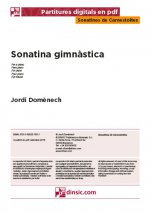 Sonatina gimnàstica-Sonatines de Carnestoltes (publicació en pdf)-Escoles de Música i Conservatoris Grau Elemental-Partitures Bàsic