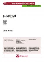 Solitud-Música instrumental (peces soltes en pdf)-Partitures Bàsic