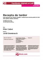 Recepta de tardor-Cançoner (cançons soltes en pdf)-Escoles de Música i Conservatoris Grau Elemental-Partitures Bàsic