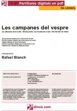 Les campanes del vespre-Da Camera (peces soltes en pdf)-Partitures Bàsic