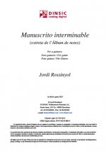 Manuscrito interminable-Àlbum de notes (piezas sueltas en pdf)-Partituras Básico