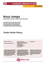 Nous temps-Da Camera (piezas sueltas en pdf)-Escuelas de Música i Conservatorios Grado Elemental-Partituras Básico