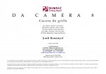Da Camera 8-Da Camera (publicación en pdf)-Partituras Básico