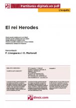 El Rei Herodes-L'Esquitx (peces soltes en pdf)-Escoles de Música i Conservatoris Grau Elemental-Partitures Bàsic