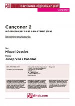 Cançoner 2-Cançoner (publicación en pdf)-Partituras Básico