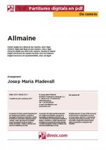 Allmaine-Da Camera (peces soltes en pdf)-Escoles de Música i Conservatoris Grau Elemental-Partitures Bàsic
