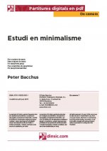 Estudi en minimalisme-Da Camera (peces soltes en pdf)-Partitures Bàsic