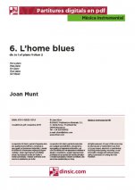 L’home blues-Música instrumental (piezas sueltas en pdf)-Partituras Básico