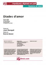Diades d'amor-Quaderns de cançó (publicació en pdf)-Escoles de Música i Conservatoris Grau Superior-Partitures Avançat